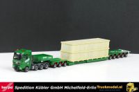 Herpa 301138 Kubler MAN TGX XXL 8x4 3 bed 5 ketelbrug moduletrailer