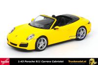 Herpa 071024 Porsche 911 Carrera Cabriolet Yellow