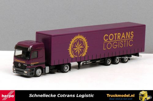 Herpa 246026 Schnellecke Wolfsburg Cotrans Logistic Mercedes Megatrailer