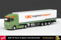 Herpa 307932 Oegema Transport DAF XF Euro 6 Space Cab kastenoplegger