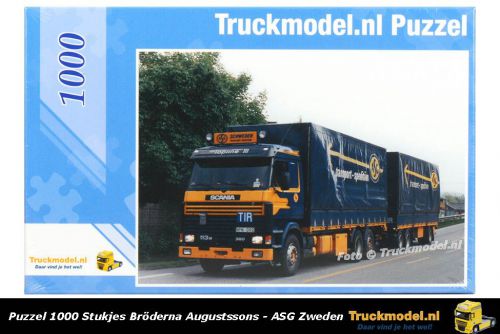 020 Broderna Augustssons ASG Scania R113 Topline huifcombi puzzel van 1000 stukjes