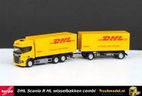 Herpa 309400 DHL Scania NG R Highline wissel koffer combi