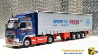 Tekno 81277 Børge Møller Freja Volvo FH1 Globetrotter trekker schuifzeiloplegger