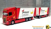 Tekno 81347 Gschwend Scania NG R HL schuifzeilencombinatie