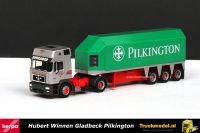 Herpa 144070 Hubert Winnen MAN F2000 XT Glastrailer Pilkington