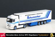 Herpa 150514 Schumacher Mercedes Actros MP2 LH MegaSpace koeloplegger