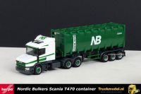 Herpa 150866 Nordic Bulkers Scania T470 30ft bulkcontainer oplegger