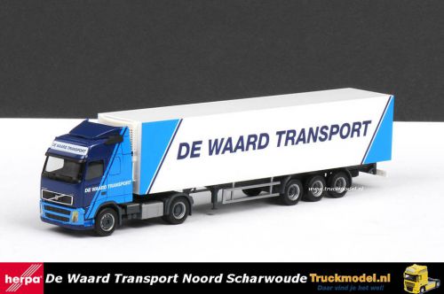 Herpa 151108 De Waard Transport Volvo FH koeloplegger