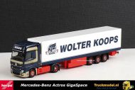 Herpa 159692 Wolter Koops Mercede Actros GigaSpace koeloplegger