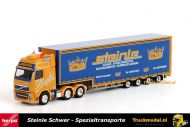 Herpa 159814 Steinle Schwerlast Volvo FH16 Meusburger dieplader