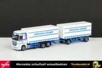 Herpa 193894 Spedition Hohner Mercedes-Benz Actros MP3 wisselbakken combinatie