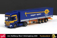 Herpa 243384 Jan Hallberg ASG Scania R144 TL huifoplegger