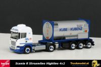 Herpa 303927 Kube en Kubenz Scania Gastankcontainer oplegger