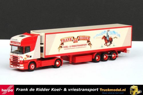 Herpa Frank de Ridder Scania R144 Topline koeloplegger