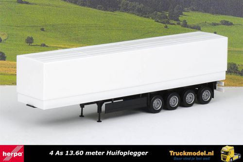 Herpa 075992-002 4 As huifoplegger 13.60 meter