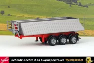 Herpa 076548-002 Schmitz Rechte 3 as kuipkipperoplegger