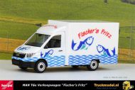 Herpa 096447 Fischers Fritz MAN TGE Visverkoopwagen