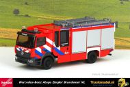 Herpa 096836 Brandweer Zevenaar Mercedes Benz Atego Ziegler materialenwagen tankautospuit