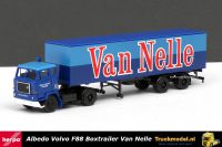 Herpa 116100 Albedo Van Nelle Gebr Koomen Wormer Volvo F88 boxtrailer