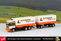 Herpa 143752 Interliner Belgium Daf 95 Space Cab huifwisselbakken combi