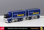 Herpa 144117 Spedition Kleine Mercedes SK wisselkoffer combinatie