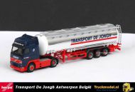 Herpa 145350 Talke De Jongh Volvo FH16 Globetrotter XL Chroom Jumbotankoplegger