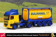 Herpa 147705 Bulkhaul UK Daf CF Space Cab 20ft Tankcontainertrailer