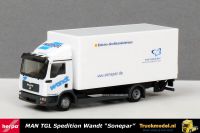 Herpa 153010 Wandt Sonepar MAN TGL gesloten bakwagen met laadklep