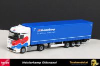 Herpa 1814 Heisterkamp Trailer Verhuur Oldenzaal Mercedes Bigspace trekker schuifzeiloplegger 