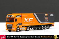 Herpa 305709 DAF XF Euro 6 Super Space Cab kasten oplegger DAF Demo