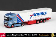 Herpa 306348 Anhalt Logistics Bargen DAF XF Euro 6 Super Space Cab koeltrailer