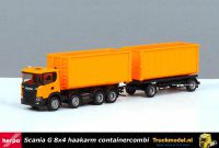 Herpa 309950 Scania haakarm container combi