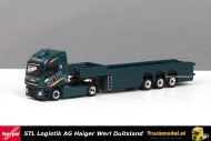 Herpa 310147 STL Logistik Iveco Stralis Hi-Way Langendorf binnenlader trailer