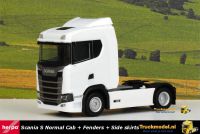 Herpa 310192 Scania S Normal Cab 4x2 trekker wit