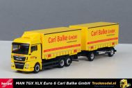 Herpa 310222 Carl Balke GmbH MAN TGX wisselbakken combinatie