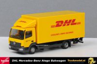 Herpa 310505 DHL Mercedes Atego Bakwagen met laadklep