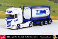 Herpa 313162 BBL Logistics Scania S Highline tankcontainertrailer