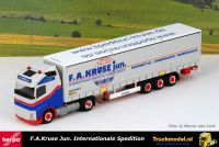 Herpa 313407 F.A.Kruse jun. Volvo FH04 schuifzeiloplegger