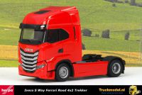 Herpa 313452 Iveco S Way 4x2 Trekker Rood