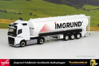 Herpa 314961 Imgrund Volvo FH5 Vacuum geribbelde kipper silotrailer