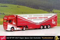 Herpa 315449 Thomas Werner Viehtransporte Daf XF MY2017 SSC Veetrailer