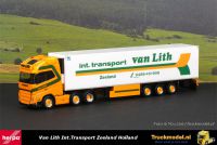 Herpa 315456 van Lith Volvo FH5 Globetrotter XL voorloopas trekker koeltrailer