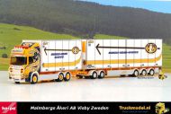 Herpa 315807 Malmbergs Scania NG R Highline 25 meter kasten koelcombinatie