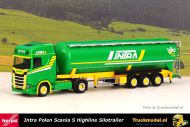 Herpa 316057 Intra Polen Scania S Kipper silotrailer