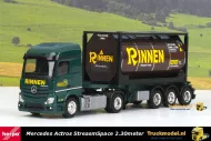 Herpa 316637 Rinnen Mercedes Streamspace 20ft tankcontaineroplegger