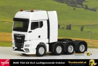 Herpa 316958 MAN TGX GX 8x4 Luchtgeveerde trekker Wit