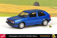 Herpa 430838 Volkswagen Golf ll GTI Blauw metallic