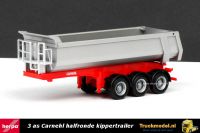 Herpa 076241-002 3 as Carnehl halfronde kippertrailer