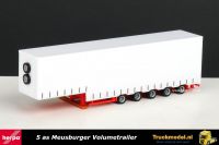 Herpa 076265 Meusburger Volume schuifzeiloplegger dieplader