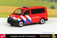 Herpa 941907 Brandweer NL VW T6 Transporter Bus